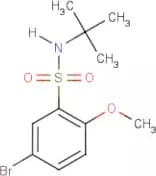 5-Bromo-N-tert-butyl-2-methoxybenzenesulphonamide