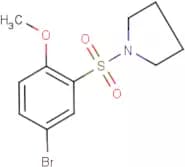 4-Bromo-2-(pyrrolidin-1-ylsulphonyl)anisole