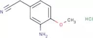 (3-Amino-4-methoxy-phenyl)-acetonitrile hydrochloride