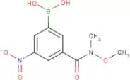 3-[(N-Methoxy-N-methylamino)carbonyl]-5-nitrobenzeneboronic acid