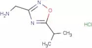 [(5-Isopropyl-1,2,4-oxadiazol-3-yl)methyl]amine hydrochloride