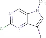 2-Chloro-7-iodo-5-methyl-5H-pyrrolo[3,2-d]pyrimidine