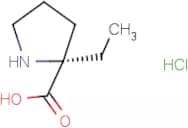 (S)-2-ethylpyrrolidine-2-carboxylic acid hydrochloride