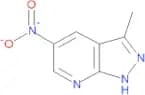 3-Methyl-5-nitro-1h-pyrazolo[3,4-b]pyridine