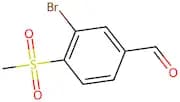 3-Bromo-4-(methylsulfonyl)benzaldehyde