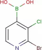 2-Bromo-3-chloropyridine-4-boronic acid