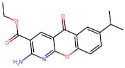 Ethyl 2-amino-7-isopropyl-5-oxo-5H-chromeno[2,3-b]pyridine-3-carboxylate
