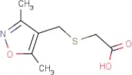 ([(3,5-Dimethylisoxazol-4-yl)methyl]thio)acetic acid