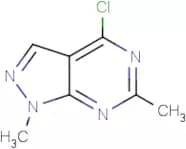 4-Chloro-1,6-dimethyl-1H-pyrazolo[3,4-d]pyrimidine