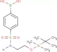 4-{N-[2-(tert-Butyldimethylsilyloxy)ethyl]sulphamoyl}benzeneboronic acid