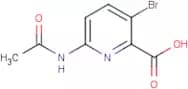 6-Acetamido-3-bromopyridine-2-carboxylic acid