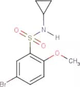 5-Bromo-N-cyclopropyl-2-methoxybenzenesulphonamide