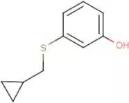 3-[(Cyclopropylmethyl)sulfanyl]phenol