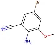 2-Amino-5-bromo-3-methoxybenzonitrile