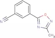 3-(3-Methyl-1,2,4-oxadiazol-5-yl)benzonitrile