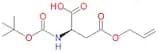 Boc-d-asp(oall)-oh