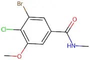 3-Bromo-4-chloro-5-methoxy-N-methylbenzamide
