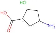 3-Aminocyclopentane-1-carboxylic acid hydrochloride