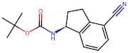 tert-Butyl N-[(1S)-4-cyano-2,3-dihydro-1H-inden-1-yl]carbamate