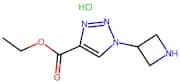 Ethyl 1-(azetidin-3-yl)-1H-1,2,3-triazole-4-carboxylate hydrochloride