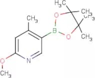 2-Methoxy-4-methyl-5-(4,4,5,5-tetramethyl-1,3,2-dioxaborolan-2-yl)pyridine