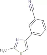 3-(2-Methyl-1,3-thiazol-4-yl)benzonitrile