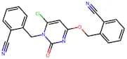 2-(((6-Chloro-1-(2-cyanobenzyl)-2-oxo-1,2-dihydropyrimidin-4-yl)oxy)methyl)benzonitrile