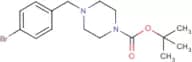 4-(4-Bromobenzyl)piperazine, N1-BOC protected