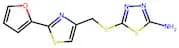 5-[[2-(Furan-2-yl)-1,3-thiazol-4-yl]methylsulfanyl]-1,3,4-thiadiazol-2-amine