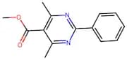 4,6-Dimethyl-2-phenyl-pyrimidine-5-carboxylic acid methyl ester