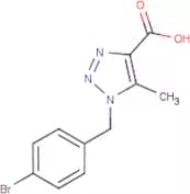 1-(4-Bromobenzyl)-5-methyl-1H-1,2,3-triazole-4-carboxylic acid