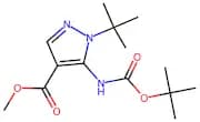 5-tert-Butoxycarbonylamino-1-tert-butyl-1H-pyrazole-4-carboxylic acid methyl ester