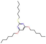 4,6-Bis-hexyloxy-2-hexylsulfanyl-pyrimidine