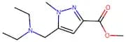 5-Diethylaminomethyl-1-methyl-1H-pyrazole-3-carboxylic acid methyl ester
