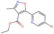 5-(5-Bromo-pyridin-2-yl)-3-methyl-isoxazole-4-carboxylic acid ethyl ester