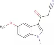 3-(5-Methoxy-1H-indol-3-yl)-3-oxopropanenitrile