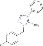 1-(4-Bromobenzyl)-4-phenyl-1H-1,2,3-triazol-5-ylamine