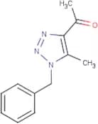 1-(1-benzyl-5-methyl-1H-1,2,3-triazol-4-yl)-1-ethanone
