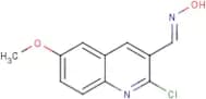 2-Chloro-6-methoxy-3-quinolinecarboxaldehyde oxime