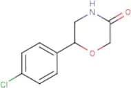 6-(4-Chlorophenyl)morpholin-3-one