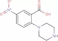 5-Nitro-2-piperazinobenzoic acid