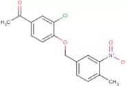 1-(3-Chloro-4-[(4-methyl-3-nitrobenzyl)oxy]phenyl)-1-ethanone