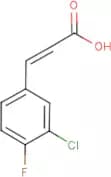 3-Chloro-4-fluorocinnamic acid