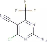2-Amino-4-chloro-6-(trifluoromethyl)pyrimidine-5-carbonitrile