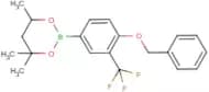 4-(Benzyloxy)-3-(trifluoromethyl)benzeneboronic acid, hexylene glycol ester