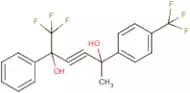2-[4-(Trifluoromethyl)phenyl]-5-phenyl-6,6,6-trifluorohex-3-yne-2,5-diol