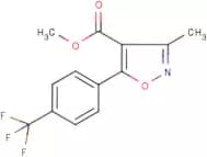 Methyl 3-methyl-5-[4-(trifluoromethyl)phenyl]isoxazole-4-carboxylate
