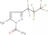 1-Acetyl-3-(heptafluoropropyl)-5-methyl-1H-pyrazole