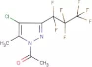 1-Acetyl-4-chloro-3-(heptafluoropropyl)-5-methyl-1H-pyrazole