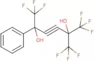 1,1,1,6,6,6-Hexafluoro-5-phenyl-2-(trifluoromethyl)hex-3-yne-2,5-diol